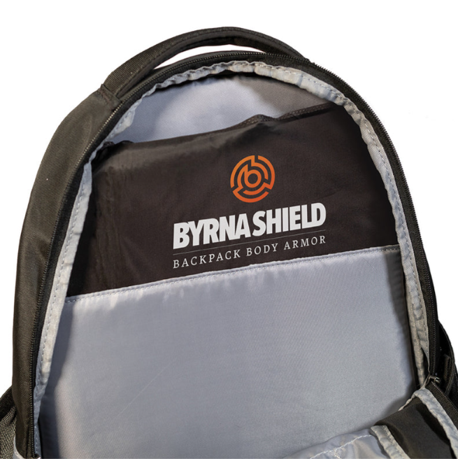 Byrna Shield Bullet Resistant Backpack Body Armor