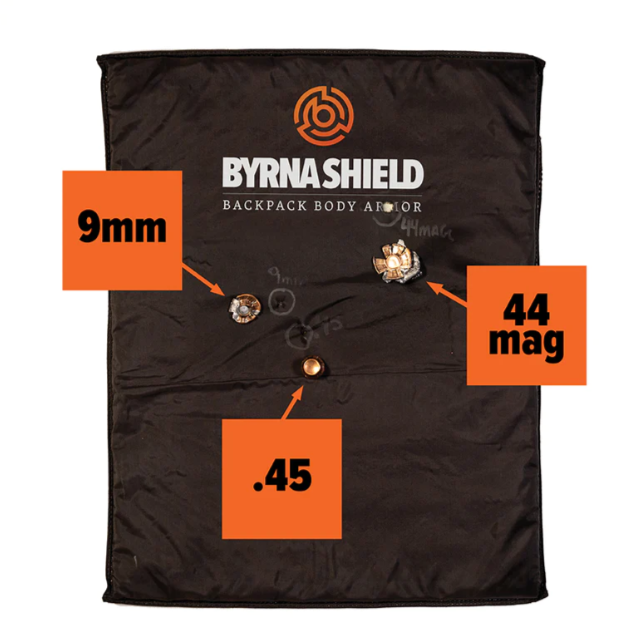 Byrna Shield Bullet Resistant Backpack Body Armor